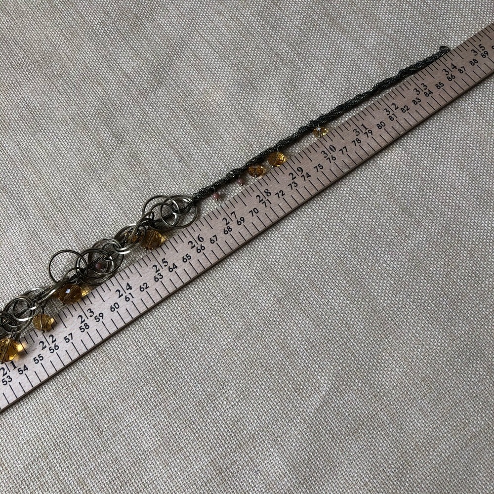 Talbots Hoop Rope & Bead Statement Necklace - Picture 7 of 11